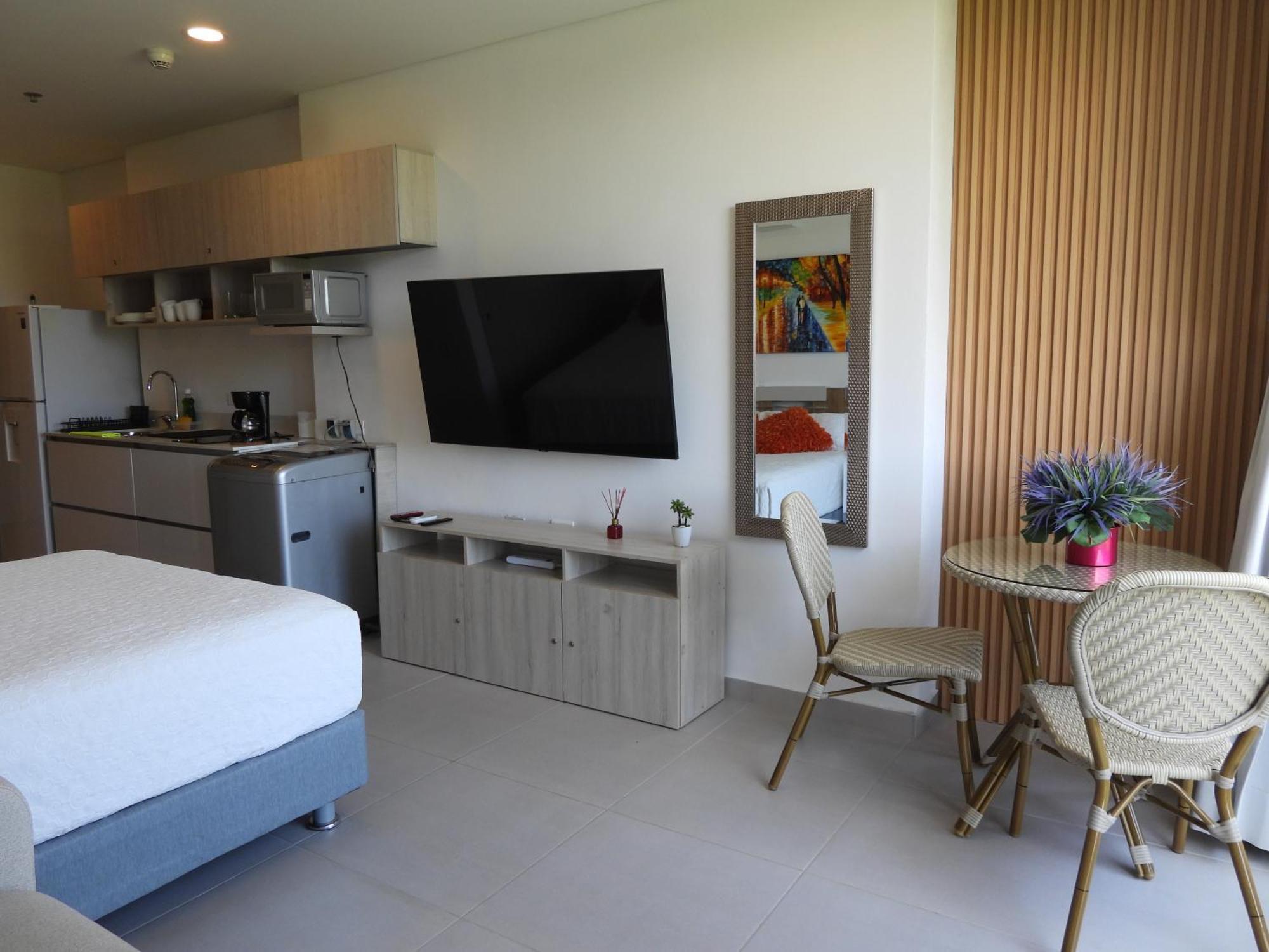 Apartamento Suite En Bello Horizonte A 2 Min De La Playa 산타마르타 외부 사진